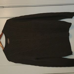 Eddie Bauer Vintage wool/Cashmere cable knit sweater